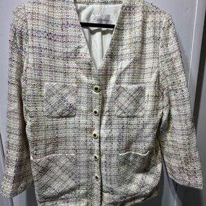 Nygard Collections Women's Multicolor Tweed Jacket and skirt set sz 16